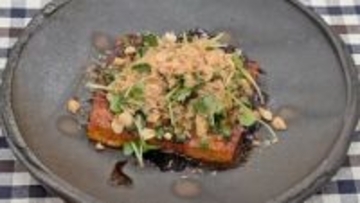 『あったかみそレシピ』ソースの味をしっかり含ませて【豆腐ステーキ・みそソース】