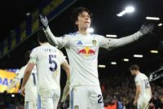 田中碧がリバプール戦で同点弾　2試合連続ゴール…CKから左足ボレー炸裂