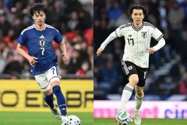 田中碧、三笘薫の背番号7を継承　小学生時代からの先輩との絆…日本代表の背番号発表