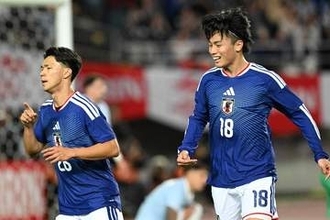 塩貝健人の代表初ゴール5秒前「ほんま笑った」　エースのまさかの仕草にファン衝撃「それでも優しい」