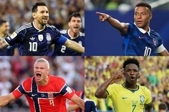 メッシ6ゴール単独トップ…熾烈すぎる得点王争い　エムバペ、ハーランドら2点差追う