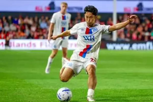 英日本人の衝撃ゴール「なんでここにいる」　代表OBも驚愕…29歳の活躍は「Jリーガーにとって刺激」