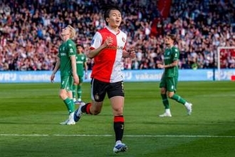 上田綺世が圧巻2発でフェイエノールトが快勝　驚異の29戦25ゴール…PK＆華麗ターンから技あり弾