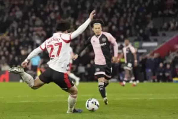 左足炸裂の22歳を異例の高評価「スマートなフィニッシュ」　待望2ゴールで現地称賛「ネット揺らした」