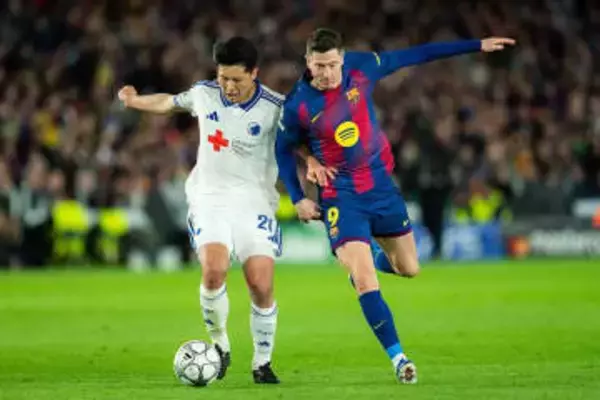 22歳日本人が「史上最高のDFになる予感」　CLバルサ戦で躍動、奮闘プレーに「十分戦えてる」「末恐ろしい」