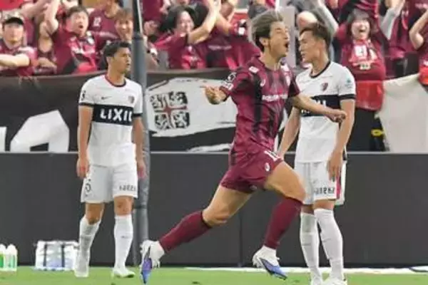 神戸、鹿島相手に衝撃の5-0快勝　まさかの展開…大迫勇也がハットトリックで優勝に前進