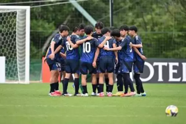 U-16逸材FWの一撃「レベル高」　父は元ラグビー日本代表…テクニカル弾に「よく決めたな」