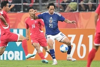 アシストつかずも…北朝鮮戦で決勝弾を演出「躊躇なく」　19歳が追う背中「間違いなくいいお手本」
