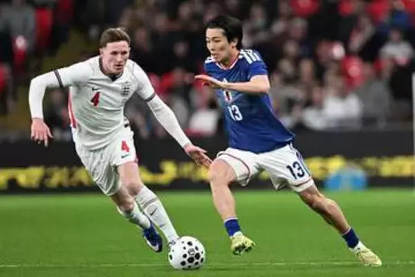 英代表を翻弄「2部にいる選手じゃない」　カットイン→右足…日本代表の「危険な存在」
