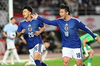 第3次森保ジャパン初陣が白星発進　ウルグアイに3-1勝利…後半ATに塩貝＆上田が劇的ゴール