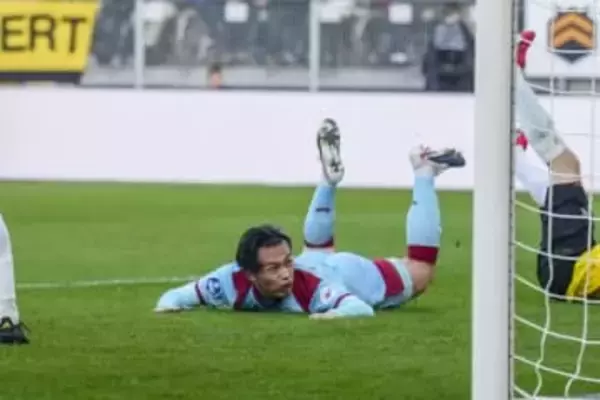 フェイエ上田綺世が公式戦12戦ぶりゴール　トンネル脱出…ダイビングヘッド弾で2026年初得点