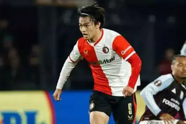 フェイエノールト上田綺世が今季リーグ戦24ゴール目　PKで2戦連発弾…9ゴール差つけて得点ランク独走