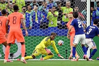 日本代表GKが「まるで4年前を彷彿」 強豪オランダ相手への連続スーパーセーブに反響続々