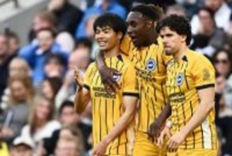 三笘薫がトッテナム戦で超絶ボレー弾　1月シティ戦以来、今季3ゴール目…プレミア”BIG6”を全攻略