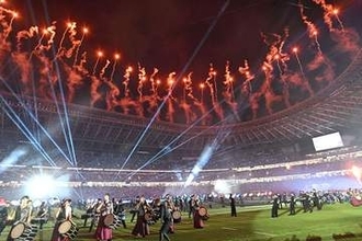 Jリーグ開幕戦、国立で超豪華演出　シーズン移行の初年度…花火は約2500発、最新テクノロジーを駆使