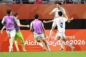 U-21日本代表、準決勝で今大会初失点　ウズベキスタンに右サイド崩され…前半8分でリード許す展開に