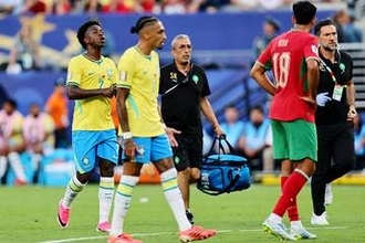 ブラジルとモロッコが1-1で引き分け　W杯初戦の注目カード…ヴィニシウスが圧巻の”時速101km弾”