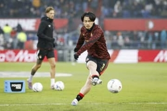 上田綺世が欠場「万全ではない」　ファン・ペルシー監督が状況説明「見守る必要がある」