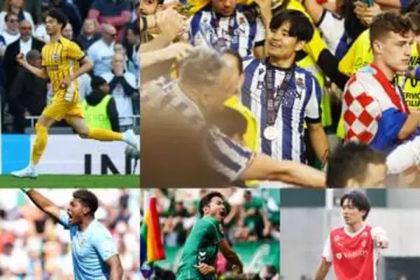 欧州の日本代表が大活躍　中村敬斗＆三笘薫が圧巻弾、久保建英が初タイトル…W杯目前で好調アピール