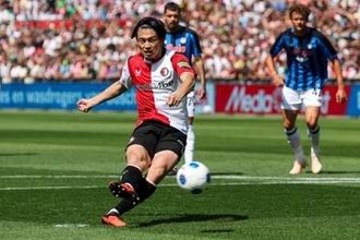 イタリア代表を粉砕…上田綺世が「エグいシュート速度」　ファン衝撃「手もげるやん」