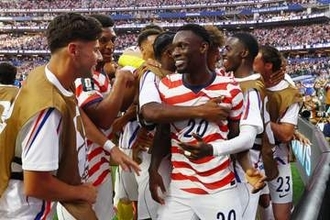 開催国アメリカがW杯白星発進　FWバログンが2発…パラグアイに4-1快勝