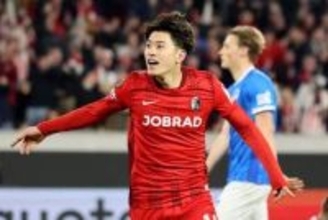 ドイツ代表DFに警告…日本人が「キレキレ」　大物相手に持ち味「果敢にドリブル突破」