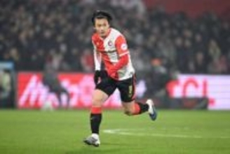 フェイエ上田綺世が8戦連続不発　公式戦通算100試合目の節目も…昨年12月以来ノーゴールが続く