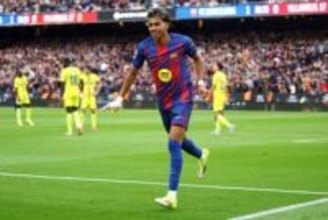 18歳ヤマルが「文句なしの主役」　スペインで59年ぶり快挙…初ハットに「今は幸せ」