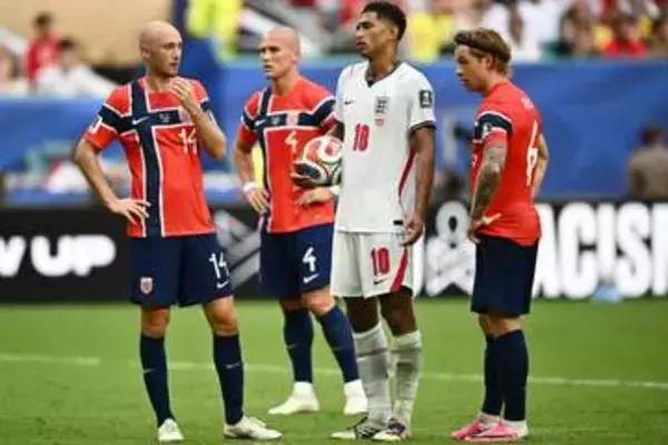 イングランド同点弾に異変？　空中で“ケーブル”と接触可能性も…FIFAは否定「証拠はない」