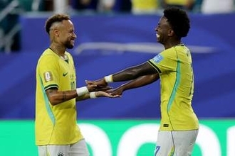 ブラジルが3発快勝で首位突破　ヴィニシウスが圧巻2発…ネイマールも初出場、日本と対戦の可能性