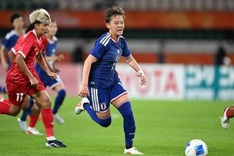 なでしこジャパン、日韓戦で先制ゴール　神谷千菜が驚異の5試合連続弾…圧巻2発でリードの展開に