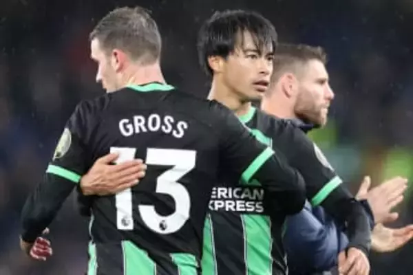 三笘薫と盟友の再会が「胸熱だぜ」　満面の笑みで…"呼び方"にファン興奮「ニヤニヤ止まらない」