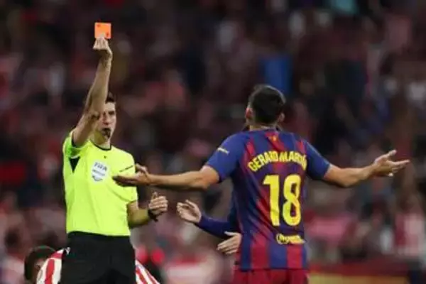 公式が誤審認め「退場となるべきだった」　レッドカード→イエローに変更…現地報道「重大なラフプレー」