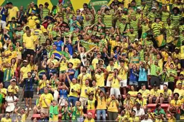 日本に試練、ブラジル戦会場は完全アウェー　7万人収容…“カナリア”色が85％埋め尽くす