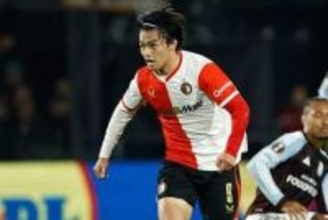 フェイエノールト上田綺世が今季リーグ戦23ゴール目　圧巻ヘディング弾で自己最多ゴール数を更新