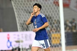 塩貝健人、代表初ゴールは「あんま覚えてない」　劇的AT弾も…明かした「うまくいかない時期が」