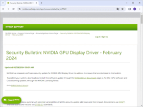 NVIDIA製GPUドライバーに6件の脆弱性 ～最新「GeForce」ドライバーへの更新を／「CVSS v3.1」のベーススコアは最大で「7.8」