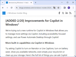 「Copilot in Windows」対応のOS機能が一挙倍に、「Power Automate」プラグインで自動化も／まずはCanaryチャネルの「Windows Insider Preview」ビルドで段階的に提供