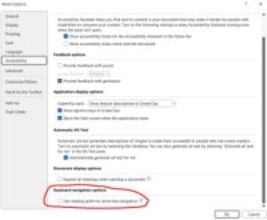 「Word」の読み上げ機能が改善 ～複雑なレイアウトでもカーソルキーによる移動が正確に／自然な順序で読み上げられる