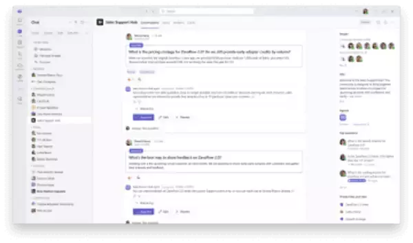 「Microsoft Teams」に社内SNSサービス「Viva Engage」のコミュニティが統合／チャットやチャネルの感覚でコミュニティにもアクセス。AIエージェントもプレビュー