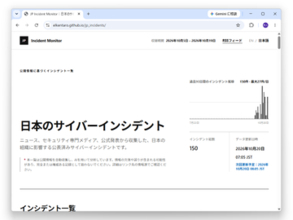 情報漏洩や不正アクセスのニュースばかりで訳わかんない！……っていう人に「JP Incident Monitor」／日本のサイバーインシデントを一覧、AIで分析して信頼度付きで掲載【やじうまの杜】