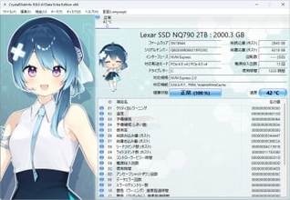 「CrystalDiskInfo」v9.8.0が公開、データ復旧サービスのエーワンデータとコラボ／フリーのディスク健康チェックツール