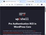「「WordPress」に致命的脆弱性、未認証・条件なしで乗っ取れる ～CVSS 3.1で「9.8」／対策版の「WordPress 7.0.2」などが公開」の画像1