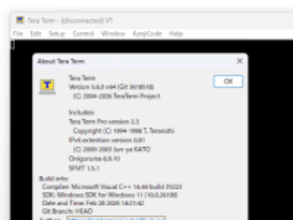 「Tera Term 5.6.0」が公開、Unicodeのコードポイント単位で描画幅の調整が可能に／定番のターミナルエミュレーター