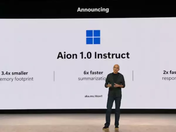 Microsoft、新しいオンデバイスモデル「Aion 1.0 Instruct」「Aion 1.0 Plan」を発表／「Instruct」はCPUだけでも動作。「Plan」は完全なローカルエージェント機能を備える