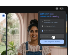 「Google Meet」の議事録を「Gemini」に作ってもらう機能、個人ユーザーにも開放、「Google AI Pro」などの加入者向け／文字起こし・要約などを「Googleドキュメント」へ、メールで送ることも