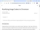 「「Chromium」の画像デコードをRustに ～脆弱性削減、処理時間も最大50％短縮／Microsoftらの取り組み。PNGでの成果をBMPにも適用、ICO/JPEGでも進行中」の画像1