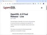 「「OpenSSL 4.0」が公開 ～13カ月サポートされるレギュラーリリース／「SSL 3.0」がとうとう削除」の画像1