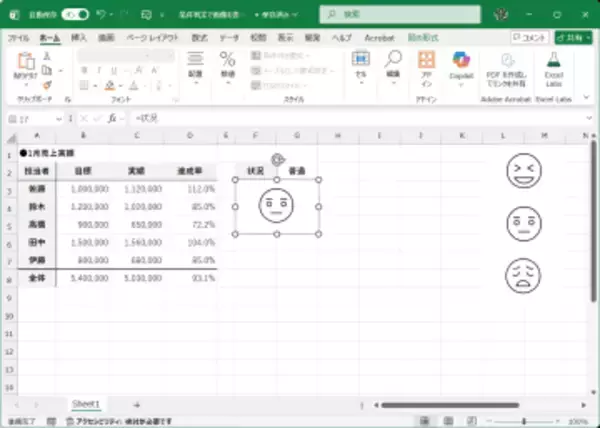エクセルの資料を視覚的にわかりやすく！ 判定結果を画像で表示して印象深くするテク【残業を減らす！Officeテクニック】