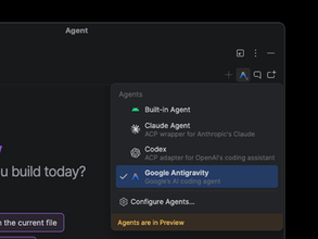「Android Studio」が「BYOA」に対応 ～Claude、Codex、Antigravityなどを選べる／コーディングエージェントをオープン仕様「Agent Client Protocol」で接続